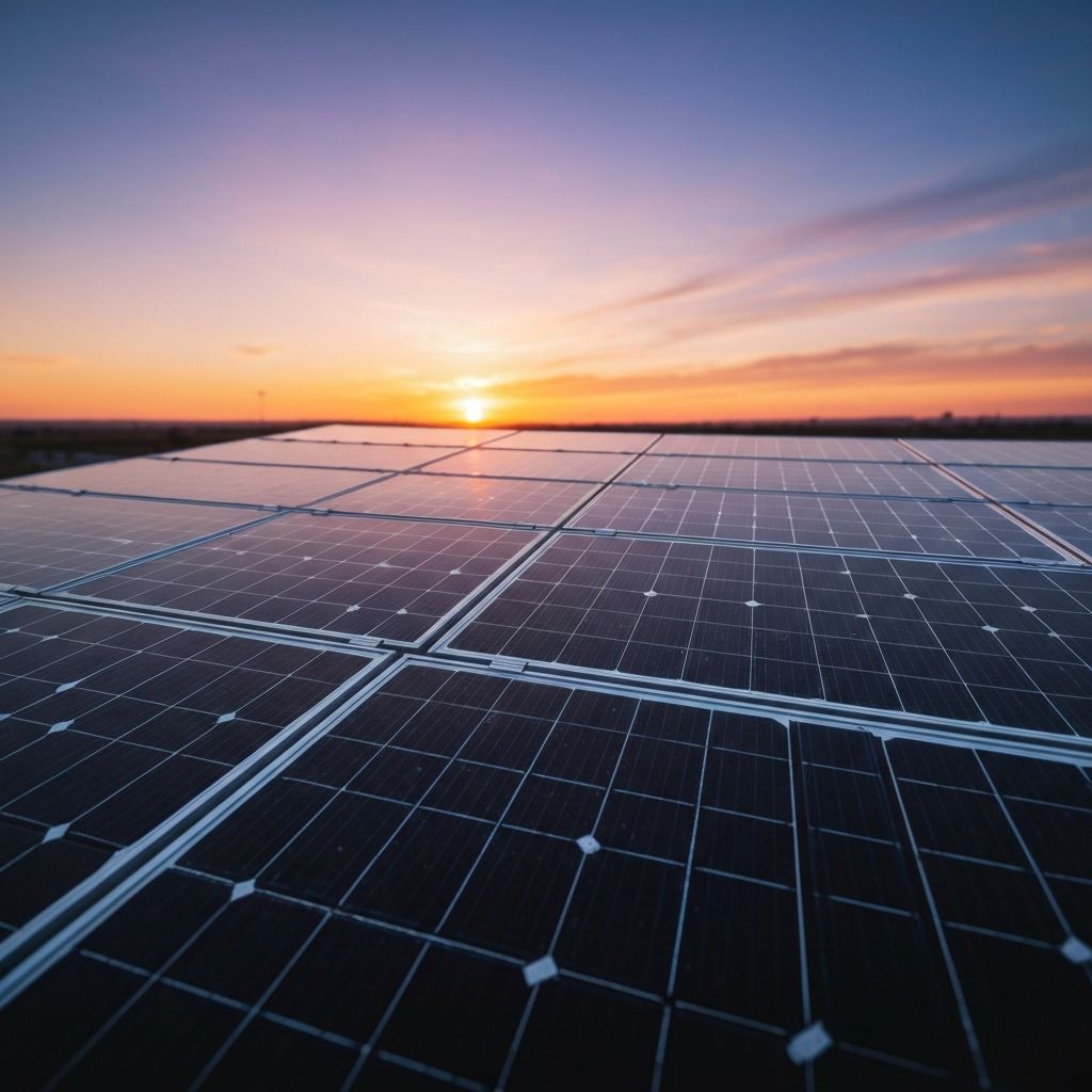 Solar Panels Background